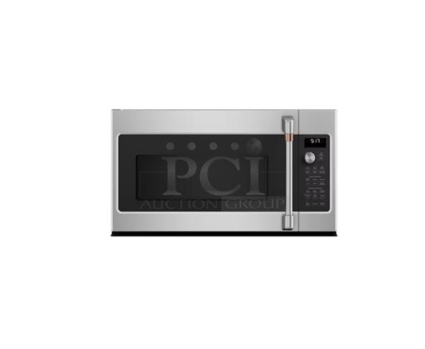 CAFE™ CVM521P2MS1 Over-the-Range Microwave, 2.1 Cu. Ft., scratch and dent, new condition, stainless steel finish.