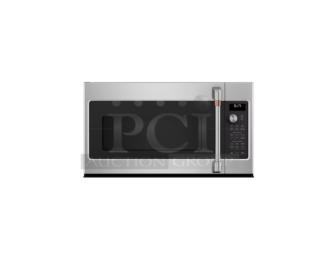 CAFE™ CVM521P2MS1 Over-the-Range Microwave, 2.1 Cu. Ft., scratch and dent, new condition, stainless steel finish.