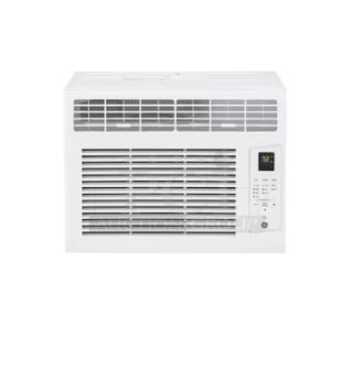 BRAND NEW GE 6,000 BTU window air conditioner, Model AWFS06BWL, for rooms up to 250 sq ft. Scratch and dent condition.