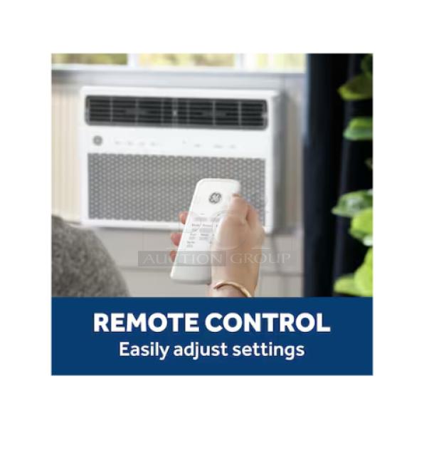 BRAND NEW GE 6,000 BTU Window Air Conditioner, Model AWFS14WWL, for rooms up to 250 sq ft, with remote control.