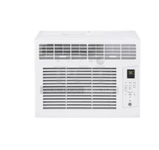 BRAND NEW SCRATCH AND DENT GE® 6,000-BTU window air conditioner, model AHQ06LYC, electronic controls, ideal for small rooms.