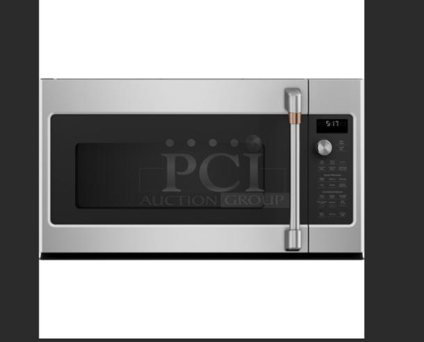 Café CVM517P4RW2 Convection Over-the-Range Microwave, Matte White, 1.7 Cu. Ft., Air Fry, Sensor Cooking, 300 CFM, New.