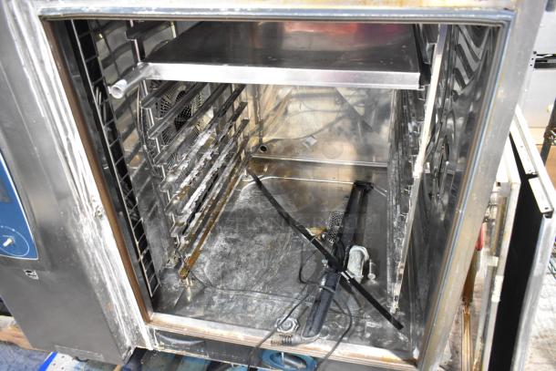 Rational SCCWE62/SCCWE102 convection oven, stainless steel, used condition, 480V, 3 phase, commercial kitchen appliance.