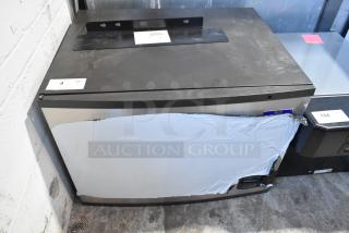 2025 Manitowoc IDT0450A-161 ice machine, stainless steel, new with scratches on front. 470 lb capacity, 115V, 1 phase.
