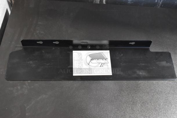 Manitowoc IDT0450A-161 ice machine panel in black, includes installation instructions. Condition: new, stainless steel.