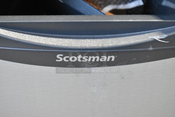 2023 Scotsman CU0415MA-1A ice machine, stainless steel, undercounter, new scratch and dent, 58 lb. capacity, 115V.