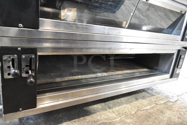 Pavailler stainless steel commercial single deck electric oven, 250V, 1 phase; features durable construction.