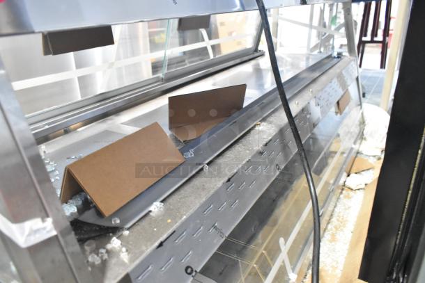BRAND NEW Hatco GRHD-4PD stainless steel heated display case, 58.5", scratch and dent, 120/208V, 1 phase.
