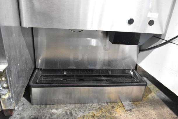 Hoshizaki DCM-500BAH stainless steel ice machine with water dispenser, 115-120 volts, 1 phase, commercial use.