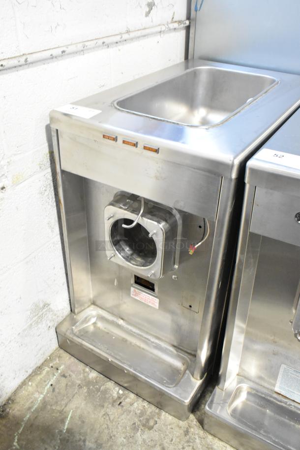 Taylor 340-27 Stainless Steel Commercial Countertop Frozen Beverage Machine, 208-230V, 1 Phase, single flavor.