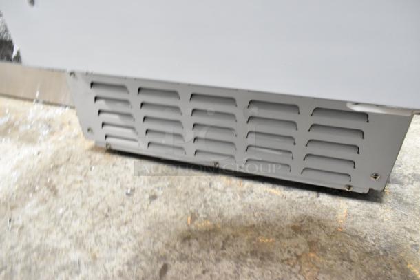 Stainless steel KoolMore KM-BIM66-NSS Pearl Ice Nugget Maker, 66lb/day, new, scratch and dent, with drain pump, 115V.