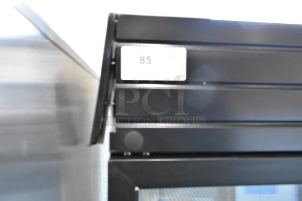 2019 Habco SE18 Single Door Reach-In Cooler, 115V, 1 Phase, poly-coated racks, lightly used, ideal for commercial use.