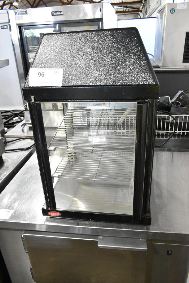 Hatco MDW-1X Metal Commercial Heated Holding Case. Countertop design, 120V, 1 Phase. Good condition, model label visible.