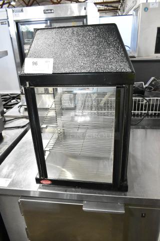 Hatco MDW-1X Metal Commercial Heated Holding Case. Countertop design, 120V, 1 Phase. Good condition, model label visible.