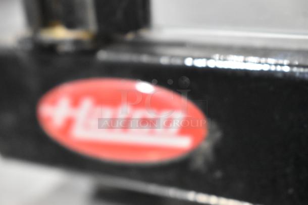 Hatco MDW-1X metal heated holding case, countertop model, 120 volts, 1 phase, Hatco logo visible.