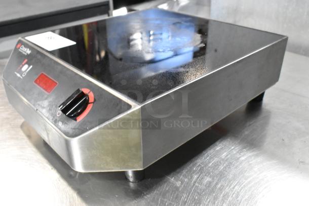 2018 CookTek MC1800 stainless steel induction range, single burner, 120V, commercial countertop model, good condition.