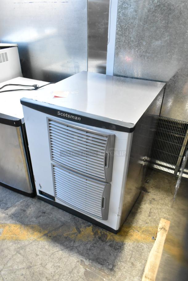 Brand new Scotsman NS0922A-32B stainless steel nugget ice machine, scratch and dent, 956 lb capacity, 208/230 volts, 1 phase.