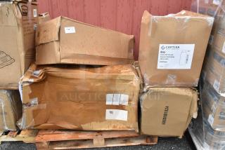 5 BRAND NEW SCRATCH AND DENT! Boxes Including Sink, Work Table, Captiva Juice Bottles. See Description for Details. 5 Times Your Bid! - Item #1211084