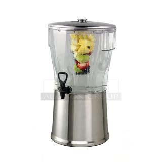 2 BRAND NEW SCRATCH AND DENT! Service Ideas 5 gal Beverage Dispenser w/ Infuser & Ice Tube. 2 Times Your Bid! - Item #1211118