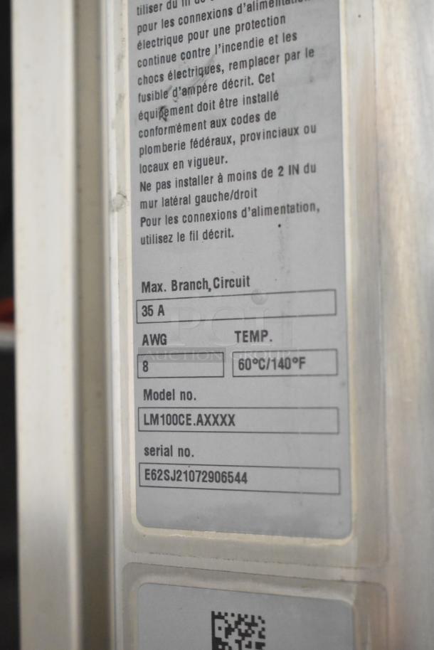 2 Rational iCombiPro convection ovens, stainless steel, models LM100CE.AXXXX/LM100EE.AXXXX, best for parts, 440/480V, 3-phase.