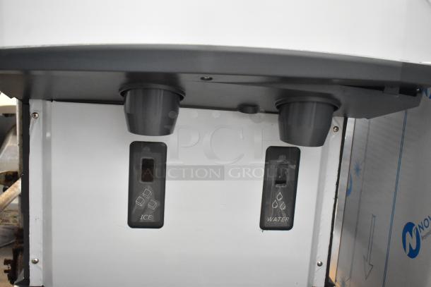BRAND NEW SCRATCH AND DENT Scotsman HID540A-1A ice and water dispenser, stainless steel, 40 lb. bin storage, 115V, 1 phase.
