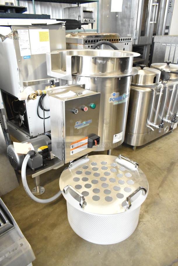 BRAND NEW Insinkerator PRT-3 PowerRinse Food Waste Collector, stainless steel, 2022, 208/220-240V, 3-phase, commercial use.
