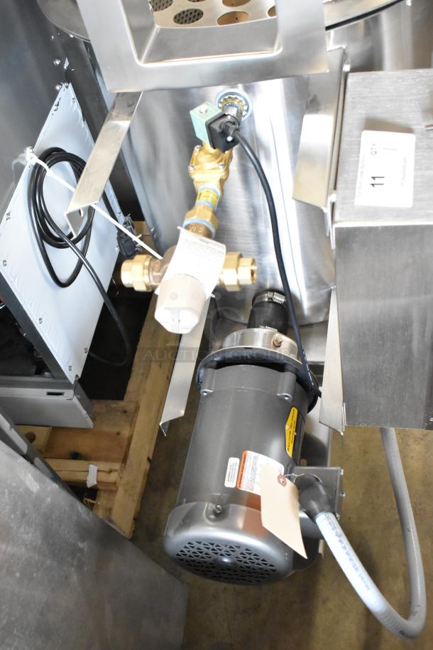BRAND NEW Insinkerator PRT-3 Stainless Steel PowerRinse Food Waste Collector, 2022 model, 208/220-240 Volts, visible tags.