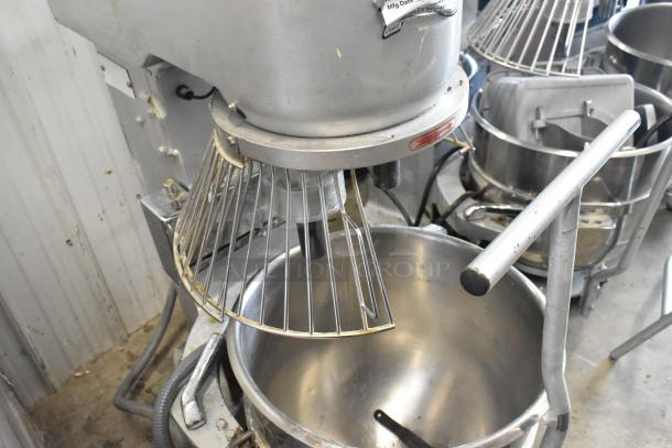 2022 Precision HD-60 60-quart dough mixer with bowl, dolly, guard, pelican head, and dough hook. 220V, 3 Phase.