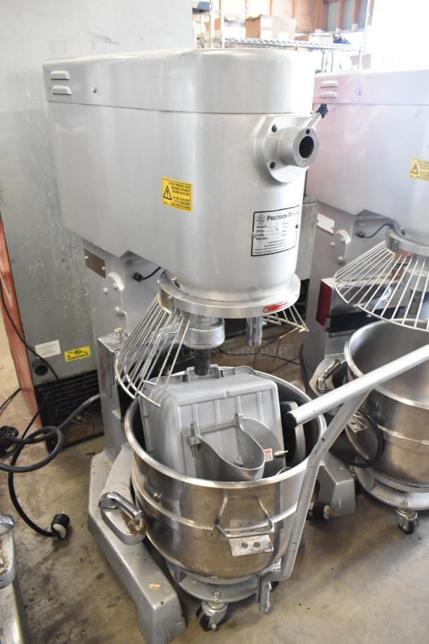 2021 Precision HD-60 60 Quart Dough Mixer, includes mixing bowl, dolly, bowl guard, Pelican head, 220V, 3 phase.