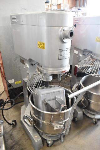 2021 Precision HD-60 60 Quart Dough Mixer, includes mixing bowl, dolly, bowl guard, Pelican head, 220V, 3 phase.
