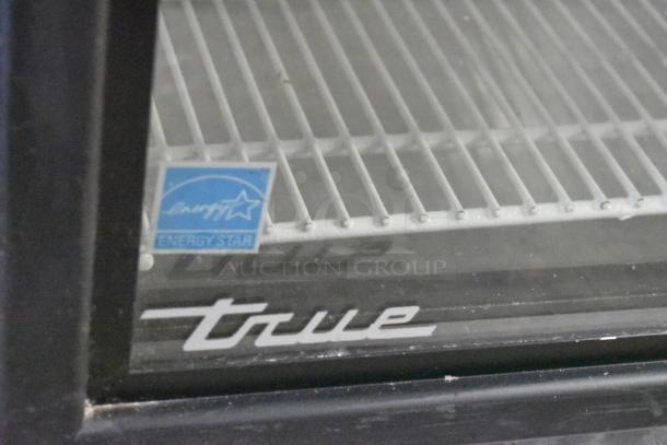 2019 True GDM-06-34-HC metal mini cooler merchandiser with Energy Star label, 115 Volts, 1 Phase. Visible True logo.