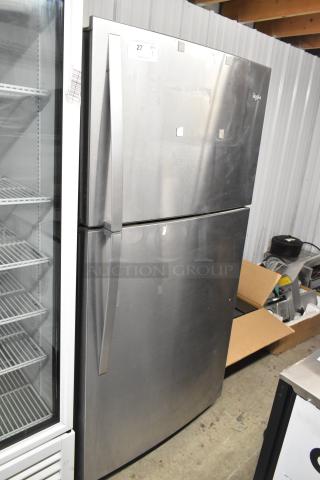 2016 Whirlpool WRT511SZDM00 Stainless Steel Cooler w/ Freezer. 115 Volts, 1 Phase. - Item #1209609