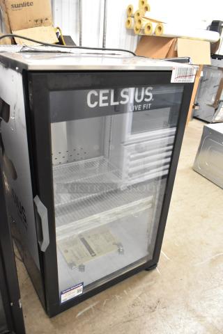 2024 QBD DC6LP-HC Metal Mini Cooler Merchandiser. 115 Volts, 1 Phase. - Item #1209612