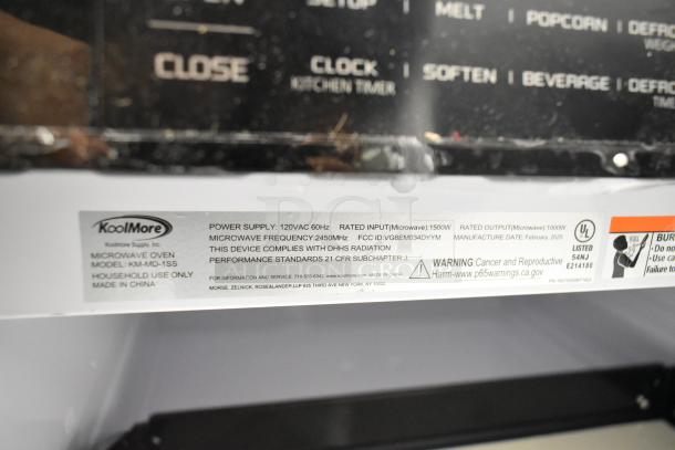 Brand new 2025 KoolMore KM-MD-1SS stainless steel microwave drawer. 120V, 1 phase, glass damage noted, made in China.