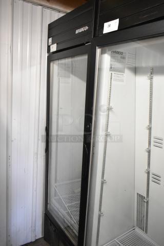 2019 Habco SE18 Metal Commercial Single Door Reach In Cooler Merchandiser w/ Poly Coated Racks. 115 Volts, 1 Phase. - Item #1209619