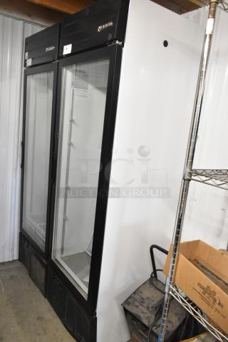 2019 Habco SE18 Metal Commercial Single Door Reach In Cooler Merchandiser w/ Poly Coated Racks. 115 Volts, 1 Phase. - Item #1209620