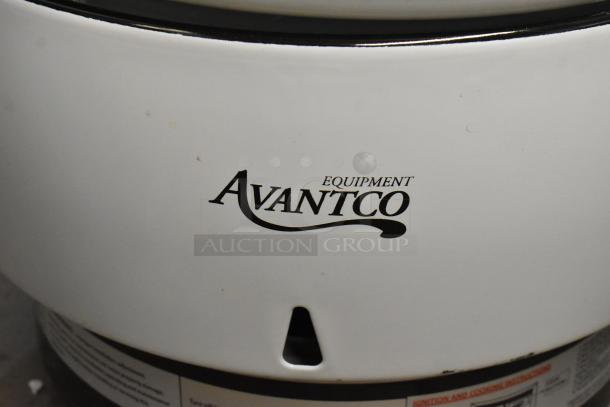 Brand new Avantco 177GRCB110NAT natural gas rice cooker, 110 cup capacity, 24,000 BTU, with minor scratches and dents.