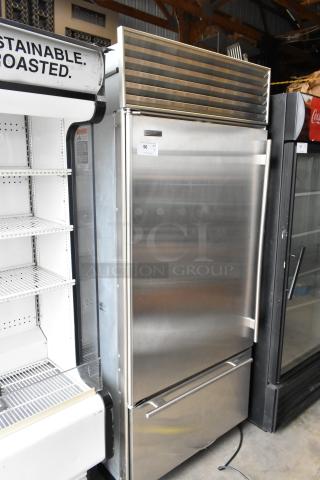 Sub Zero 650/S 2 Stainless Steel Cooler w/ Freezer Drawer. 115 Volts, 1 Phase. - Item #1209638