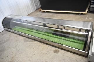 Hoshizaki HNC-180BA-L-S metal commercial countertop sushi display case, 115 volts, 1 phase, excellent condition.