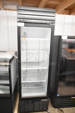 2019 Habco SE18 Metal Commercial Single Door Reach In Cooler Merchandiser w/ Poly Coated Racks. 115 Volts, 1 Phase. - Item #1209665