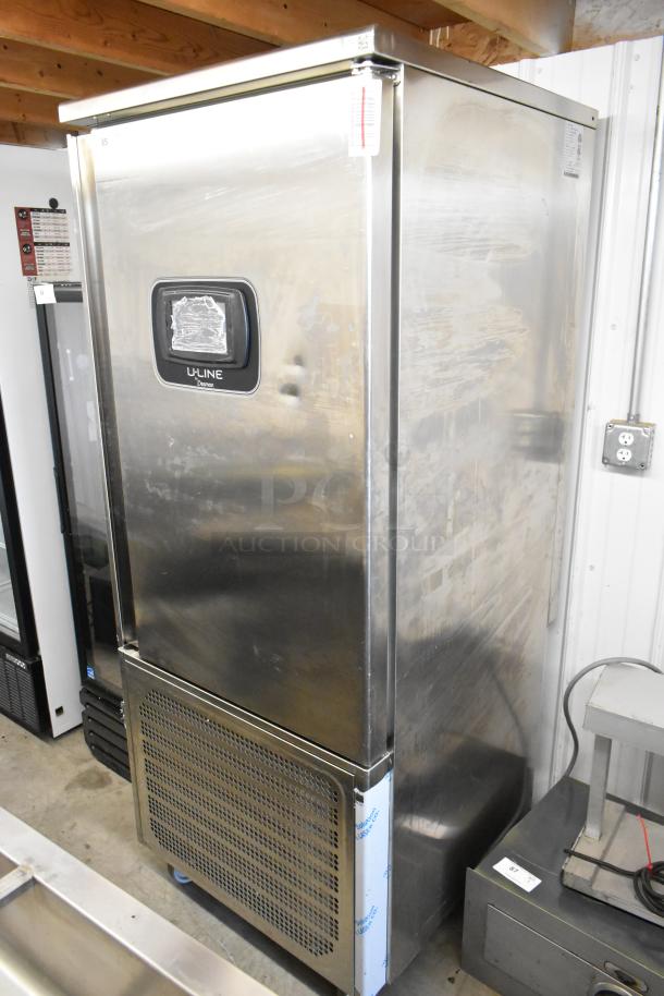 2023 Desmon GBF-15+ETL stainless steel commercial blast chiller shock freezer with 4 probes, on casters. 220V, 3 phase.