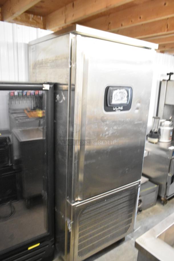 2023 Desmon GBF-15+ETL Commercial Blast Chiller/Freezer, stainless steel, 4 probes, on casters, 220V, 3 phase.