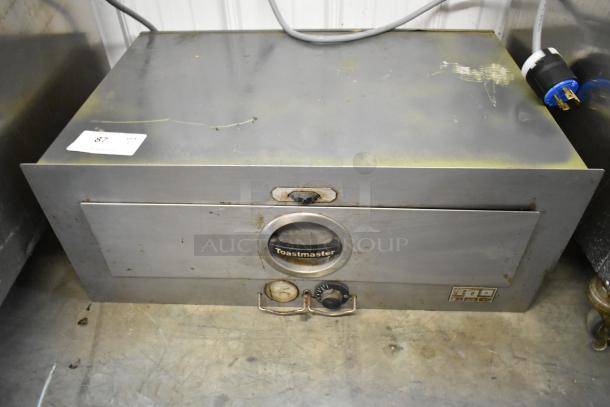 Toastmaster 3ABOA stainless steel single drawer warming drawer, 115V, visible wear, commercial use, model label intact.