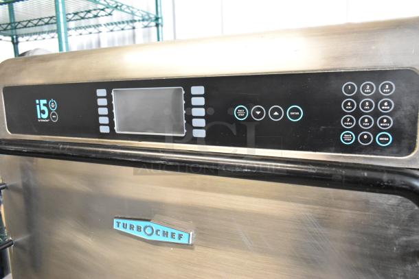 2018 Turbochef i5 stainless steel rapid cook oven, electric, 208/240V, 1 phase, countertop model, digital controls.