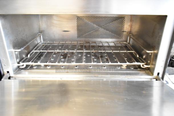 2018 Turbochef i5 stainless steel rapid cook oven, electric, countertop, 208/240V, 1 phase, interior view.
