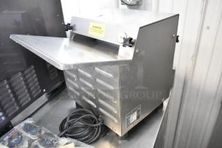 Somerset CDR-100P Stainless Steel Commercial Countertop Dough Sheeter. 115 Volts, 1 Phase. - Item #1209677