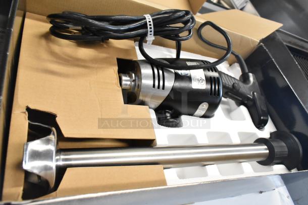BRAND NEW SCRATCH AND DENT Waring WSB Big Stik 16" Immersion Blender in original packaging, 120V, 1 Phase.