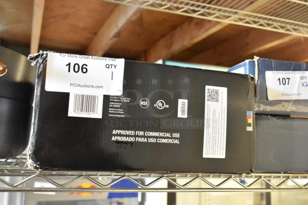 BRAND NEW Waring WSB Big Stik 16" Immersion Blender, scratch and dent, 120V, 1 phase, commercial use, box with slight damage.