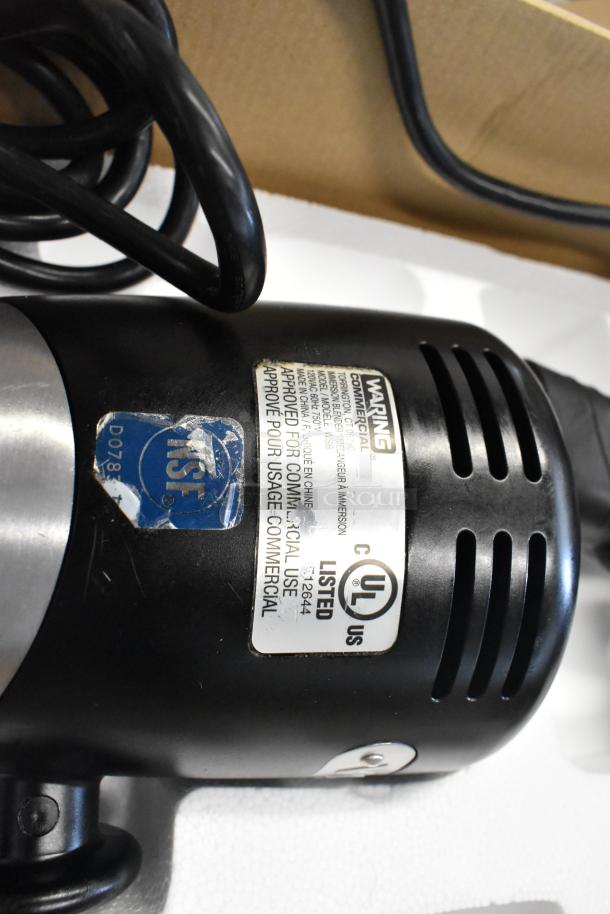 BRAND NEW SCRATCH AND DENT! Waring WSB Big Stik 16" Immersion Blender, 120V, with NSF and UL labels, commercial use.