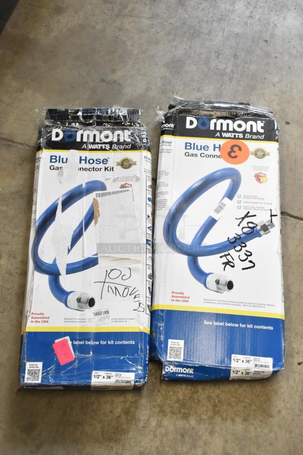 Dormont 1650KIT36 SnapFast® gas connector kit, 36" length, 1/2" diameter, new scratch and dent, includes elbows and cable.